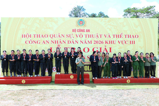 Gia Lai giành cú đúp giải Nhất nội dung bắn súng tại Hội thao CAND