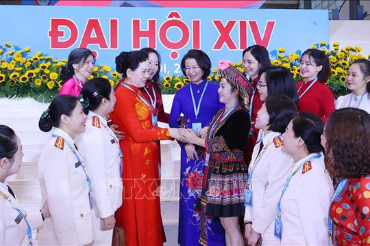 Khai mạc trọng thể Đại hội đại biểu Phụ nữ toàn quốc lần thứ XIV