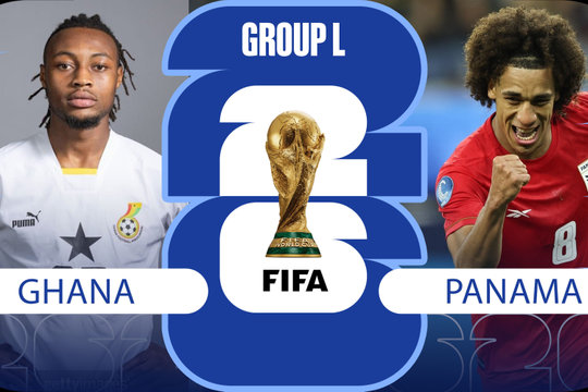 Tổng hợp kênh, link trực tiếp Ghana vs Panama tại World Cup 2026