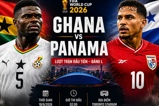 VTV3 VTVgo trực tiếp Ghana vs Panama ngày 18/6/2026