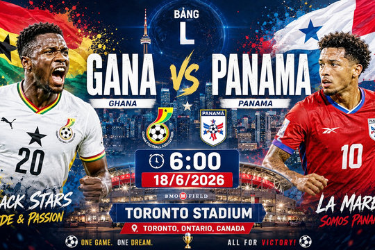 VTV6 VTVgo trực tiếp Ghana vs Panama ngày 18/6/2026
