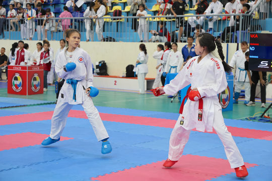 570 vận động viên tranh tài Giải Vô địch các câu lạc bộ Karate Lâm Đồng