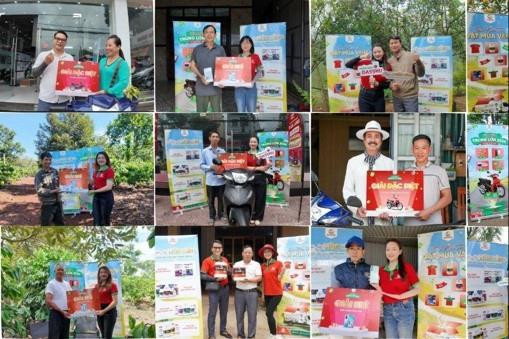 Nhà nông Lâm Đồng bất ngờ nhận xe máy, vàng từ Dasshu