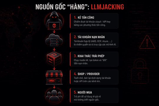 Góc khuất thị trường AI giá rẻ: Phân tích kỹ thuật LLMjacking và hệ lụy pháp lý 2026