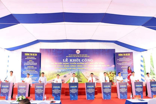 Ninh Bình khởi công tuyến đường liên vùng 7.000 tỷ nối ba vùng kinh tế trọng điểm