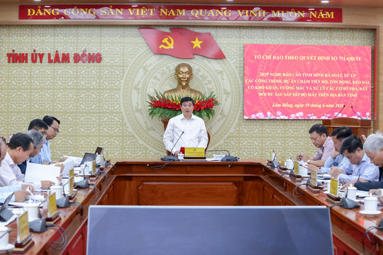 Lâm Đồng rà soát, xử lý các dự án chậm tiến độ