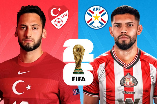 Lịch sử đối đầu giữa Thổ Nhĩ Kỳ vs Paraguay: Lần đầu chạm trán, trận cầu sống còn ở bảng D