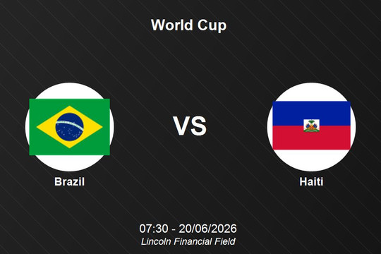 Nhận định Brazil vs Haiti - Vòng bảng World Cup 2026