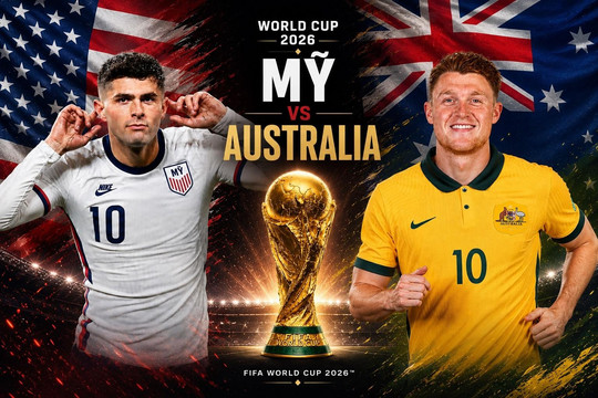 Tổng hợp kênh, link trực tiếp Mỹ vs Australia tại World Cup 2026