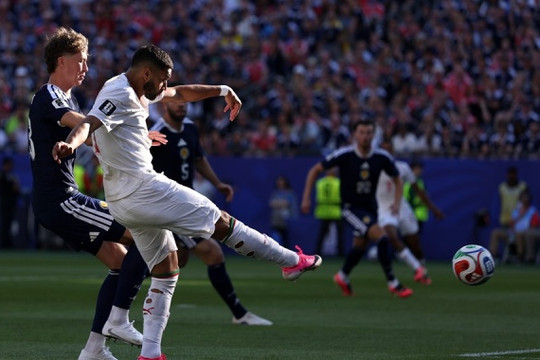 Ismael Saibari lập kỷ lục ghi bàn nhanh nhất, Morocco đánh bại Scotland tại World Cup 2026