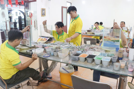 Xưởng vẽ tranh “không tiếng nói”