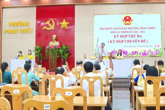 HĐND phường Phan Thiết thông qua nghị quyết về sắp xếp tổ dân phố