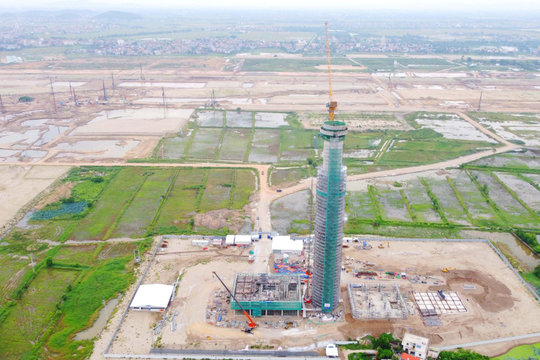 Sân bay quốc tế Gia Bình cất nóc tháp kiểm soát không lưu cao 127m