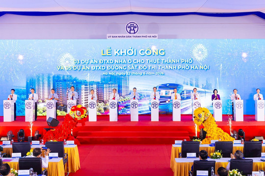 Hà Nội khởi công 5 tuyến đường sắt đô thị 1,3 triệu tỷ đồng