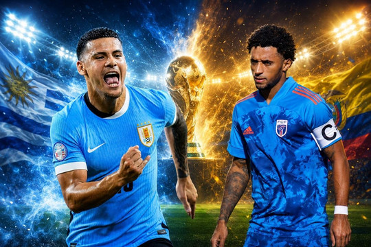 VTV6 VTVgo trực tiếp Uruguay đấu với Cape Verde ngày 22/6/2026