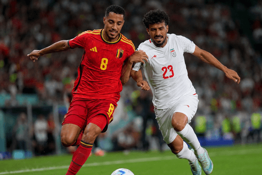VTVgo VTV3 trực tiếp tỉ số Bỉ vs Iran ngày 22/6/2026