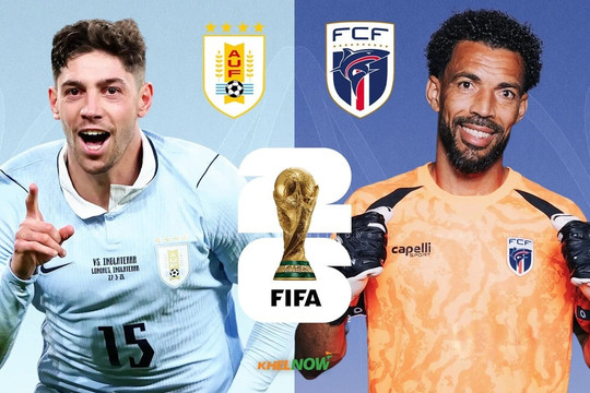 VTVgo VTV3 trực tiếp tỉ số Uruguay vs Cape Verde ngày 22/6/2026