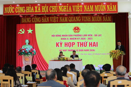 HĐND phường Lâm Viên - Đà Lạt thông qua 8 nghị quyết quan trọng