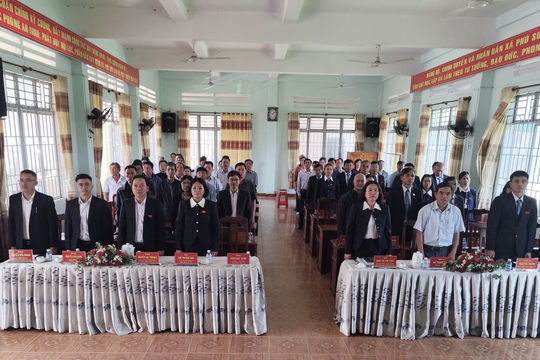 Kỳ họp thứ 3, HĐND xã Phú Sơn Lâm Hà thông qua 5 nội dung quan trọng