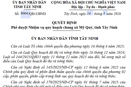 Quy hoạch đô thị Mỹ Quý tại Tây Ninh: Tâm điểm logistics và công nghiệp biên giới 13.000 ha