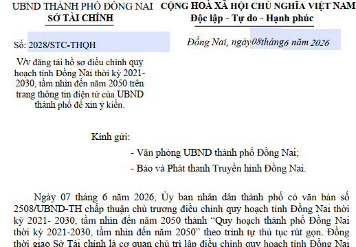 Quy hoạch thành phố Đồng Nai đến năm 2030: Những điều chỉnh chiến lược khi lên Trung ương