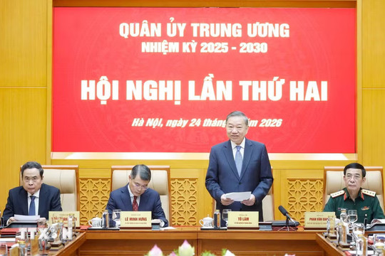 Tổng Bí thư, Chủ tịch nước Tô Lâm chủ trì Hội nghị Quân ủy Trung ương