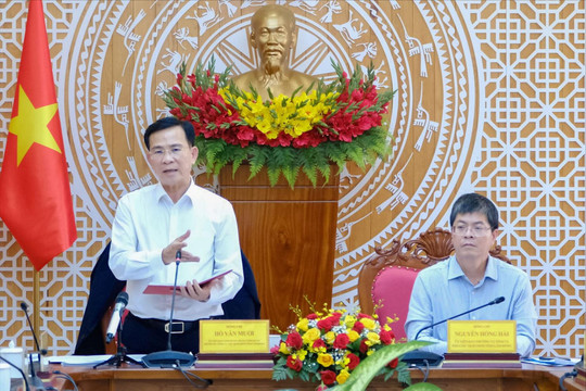 Chủ tịch UBND tỉnh Lâm Đồng Hồ Văn Mười phê bình nhà đầu tư Dự án Cao tốc Bảo Lộc - Liên Khương