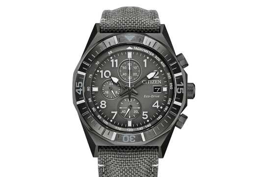 Citizen ra mắt Nighthawk Eco-Drive CA0897-04H: Phong cách quân đội với tông màu xám tối giản
