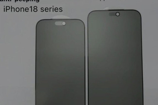 iPhone 18 Pro lộ diện thiết kế mới: Apple thu nhỏ Dynamic Island nhờ công nghệ Face ID ẩn