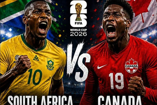 VTVgo VTV3 trực tiếp tỉ số Nam Phi vs Canada ngày 29/6/2026
