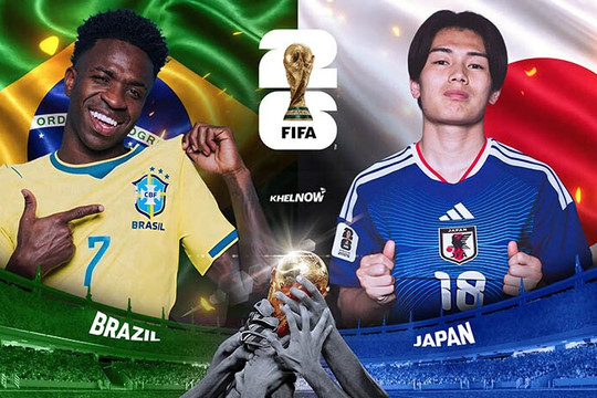 Brazil chạm trán Nhật Bản tại vòng 1/16 World Cup 2026: Selecao cảnh giác trước tham vọng của Samurai xanh
