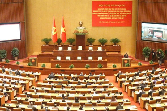 TRỰC TIẾP: Hội nghị toàn quốc quán triệt và triển khai Nghị quyết của Bộ Chính trị về phát triển kinh tế có vốn đầu tư nước ngoài