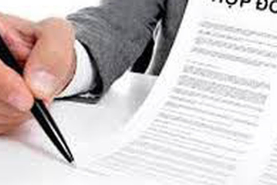 Các loại công việc thực hiện ký kết hợp đồng trong đơn vị sự nghiệp công lập