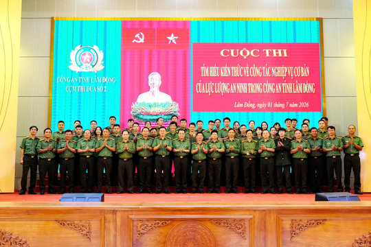 40 cán bộ, chiến sĩ tranh tài tại Hội thi tìm hiểu nghiệp vụ an ninh nhân dân