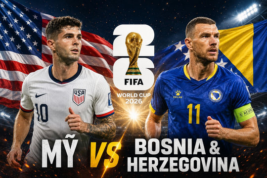 Nhận định thắng thua Mỹ vs Bosnia & Herzegovina: Pulisic dẫn chủ nhà vào bài test knock-out