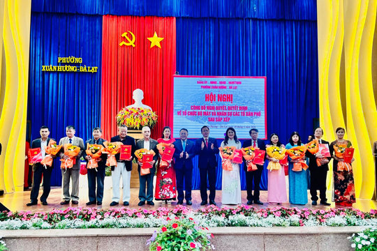 Xuân Hương - Đà Lạt kiện toàn tổ chức bộ máy và nhân sự 37 tổ dân phố