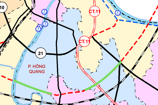 Quy hoạch hạ tầng phường Hồng Quang, tỉnh Ninh Bình: Chi tiết tuyến đường trục động lực mới