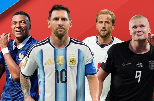 Cuộc đua Chiếc giày vàng World Cup 2026: Harry Kane và Haaland thách thức Messi, Mbappe