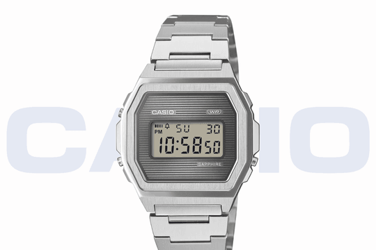 Casio A1000SP-7: Bước tiến mới của dòng Vintage với kính Sapphire và vỏ thép nguyên khối
