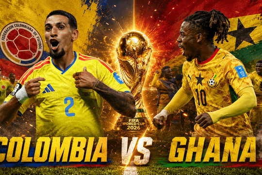 Lịch sử đối đầu giữa Colombia vs Ghana: Los Cafeteros nhỉnh hơn, chờ màn so tài khó lường