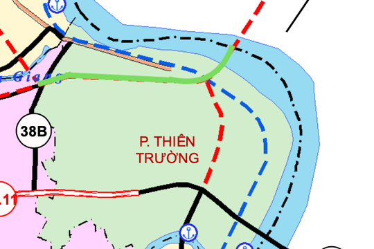 Quy hoạch hạ tầng Phường Thiên Trường, Tỉnh Ninh Bình: Mở mới đường trục động lực 4 km