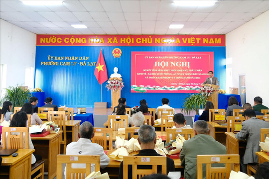 Phường Cam Ly - Đà Lạt đạt hơn 60% dự toán thu ngân sách năm