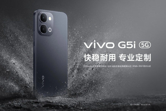 vivo G5i và G5z ra mắt: Pin 7,200 mAh và chuẩn kháng nước IP69 cao cấp