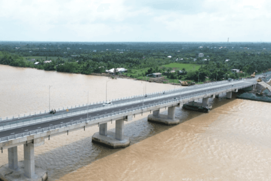 Cầu Đại Ngãi 8.000 tỷ đồng: Rút ngắn 80km từ miền Tây đi TP.HCM, dự kiến về đích sớm