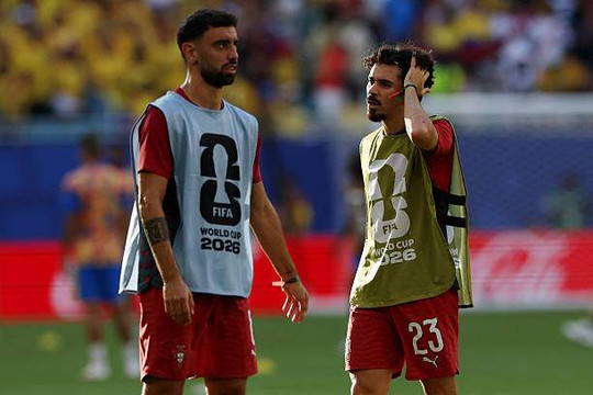 Bồ Đào Nha trước đại chiến Tây Ban Nha: Bài toán nan giải mang tên Bruno Fernandes và Vitinha