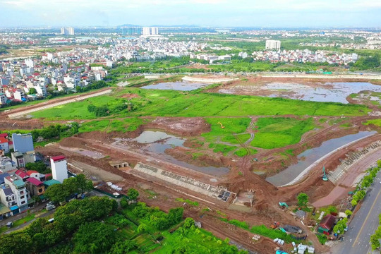 Dự án hồ điều hòa Cự Khối 1.000 tỷ đồng tại Hà Nội: Tiến độ và kỳ vọng giảm ngập