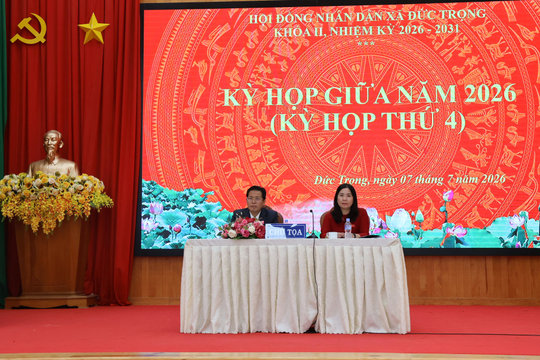 HĐND xã Đức Trọng tổ chức Kỳ họp giữa năm 2026