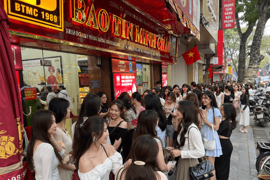 Cập nhật giá vàng ngày 8/7/2026: Giá vàng 9999, nhẫn trơn BTMC DOJI Phú Quý thứ Tư