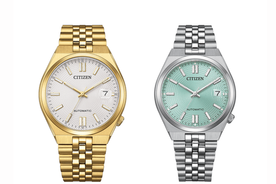 Citizen Tsuyosa 60 ra mắt: Nâng cấp bộ máy Cal.8310 và mặt số Guilloché sang trọng