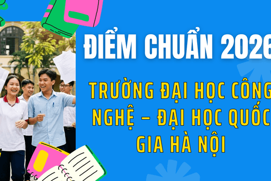 Điểm chuẩn Trường Đại học Công nghệ – Đại học Quốc gia Hà Nội 2026
